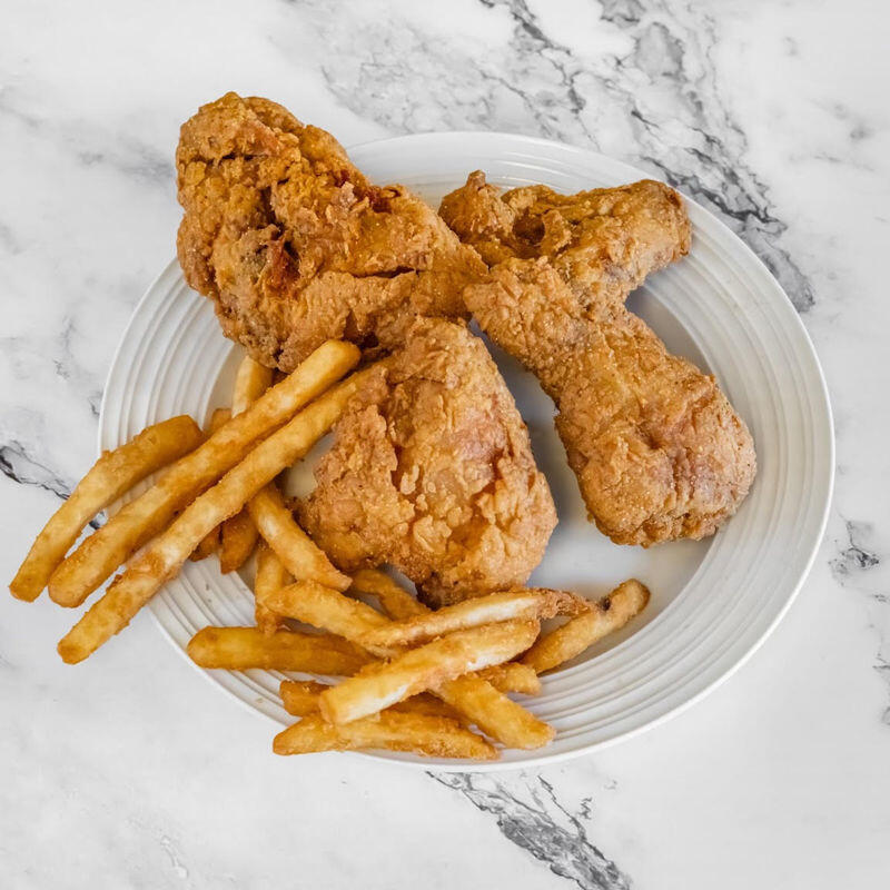 Fried Chicken (4pc) with fries